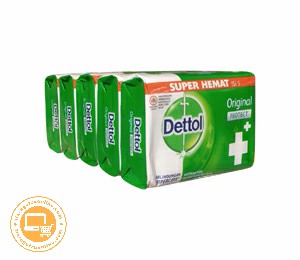 DETTOL ORIGINAL SOAP BND 4+1 5X100GR