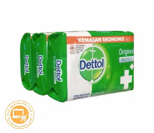 DETTOL ORIGINAL EKONOMIS 3X100GR