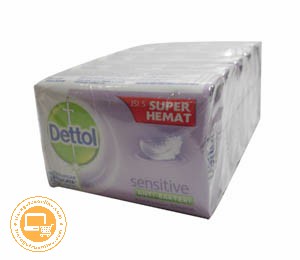 DETTOL SENSITIVE SOAP BND 4+1 5X100GR