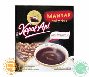 KOPI+GULA KAPALAPI MANTAP BOX 5X25 GR