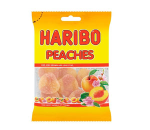 HARIBO PEACHES 80 GR