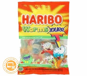 HARIBO WORMS ZOURR 80 GR