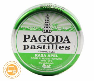 PAGODA PASTILES APPLE 20 GR